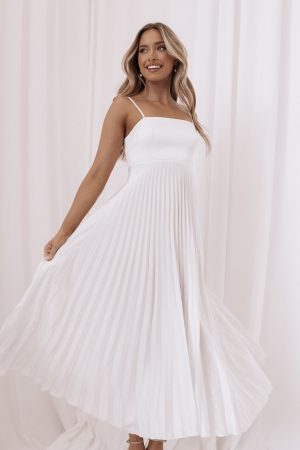 Keegan Maxi Dress – White