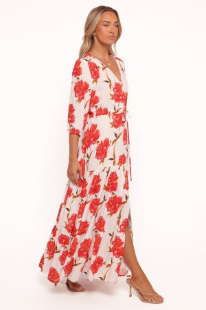 Kelda Dress – Red Floral