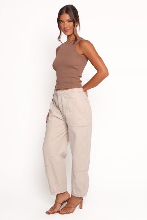 Kiah Cargo Pant – Ecru