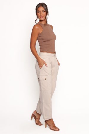 Kiah Cargo Pant – Ecru