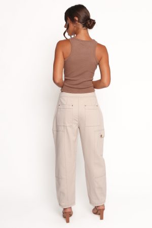 Kiah Cargo Pant – Ecru