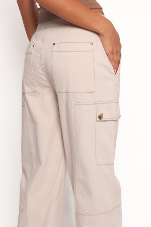 Kiah Cargo Pant – Ecru