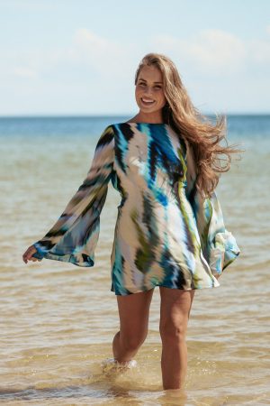 Kimber Mini Dress – Mirage Print