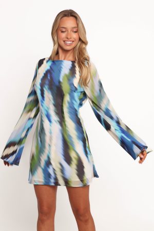 Kimber Mini Dress – Mirage Print