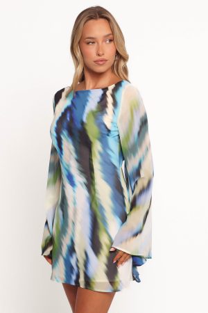 Kimber Mini Dress – Mirage Print