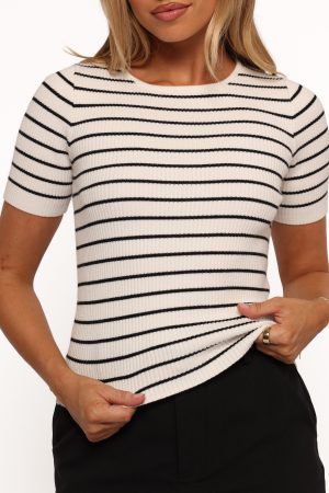 Kimmie Knit Top – Stripe