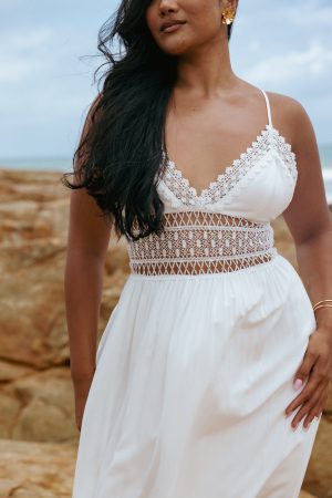 Kiran Maxi Dress – White