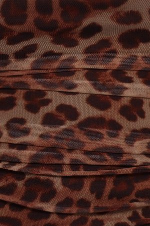 Koa Off Shoulder Top – Leopard
