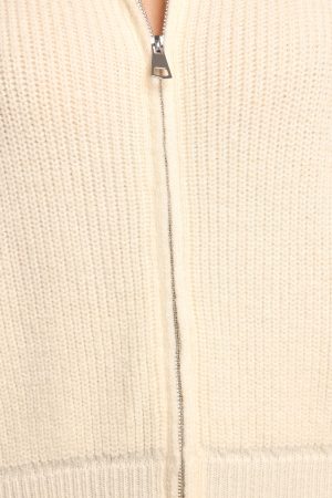 Kourtney Zip Cardigan – Cream