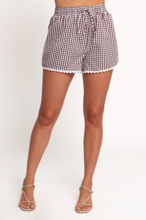 Kyle Two Piece Set – Chocolate Gingham
