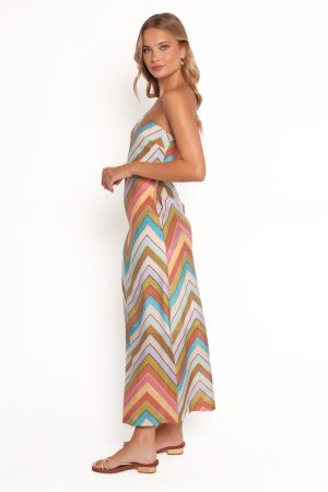 Lane A-line Maxi Dress – Multi