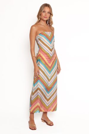 Lane A-line Maxi Dress – Multi