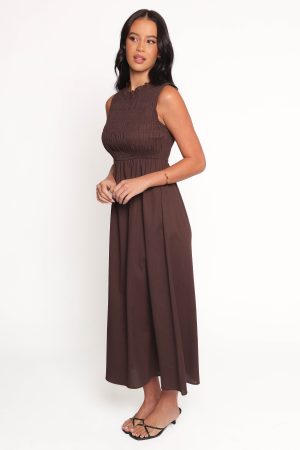 Lanna Maxi Dress – Chocolate