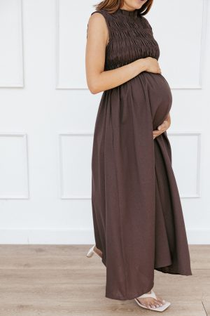 Lanna Maxi Dress – Chocolate