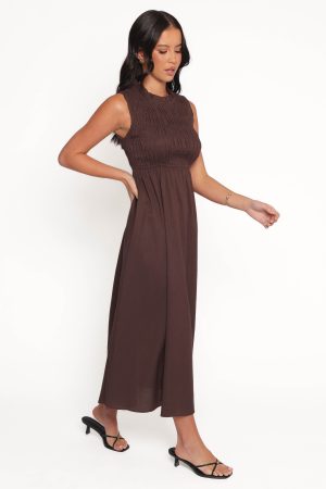 Lanna Maxi Dress – Chocolate