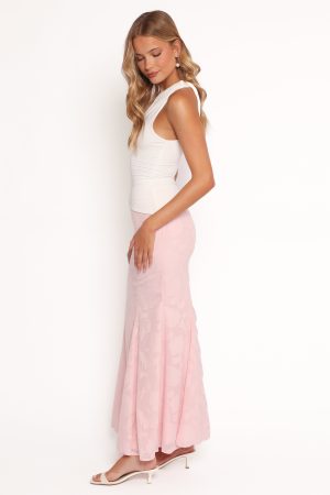 Larina Maxi Skirt – Pink