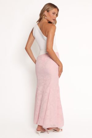 Larina Maxi Skirt – Pink