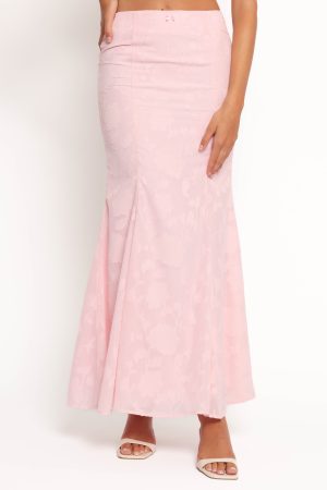Larina Maxi Skirt – Pink