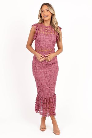 Lauren Dress – Dark Rose