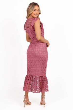 Lauren Dress – Dark Rose