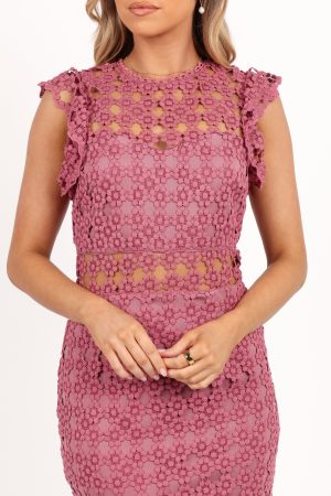 Lauren Dress – Dark Rose