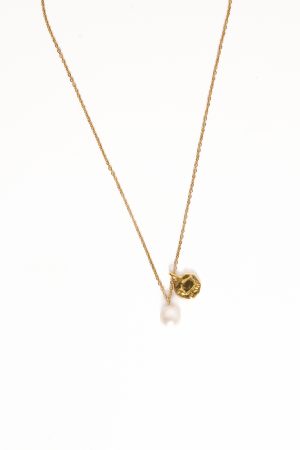 Lavinia Necklace – Gold/Pearl