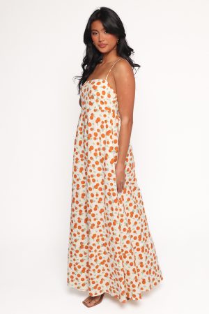 Leah Maxi Dress – Clementine Print