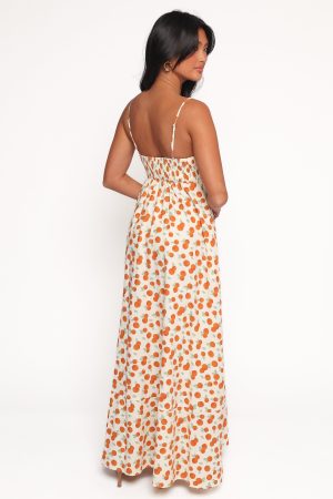 Leah Maxi Dress – Clementine Print