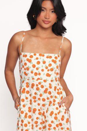 Leah Maxi Dress – Clementine Print