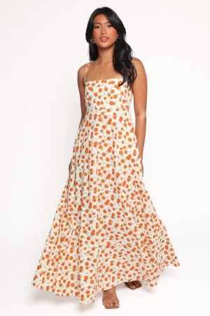Leah Maxi Dress – Clementine Print