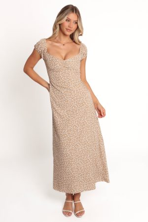 Leire Maxi Dress – Beige