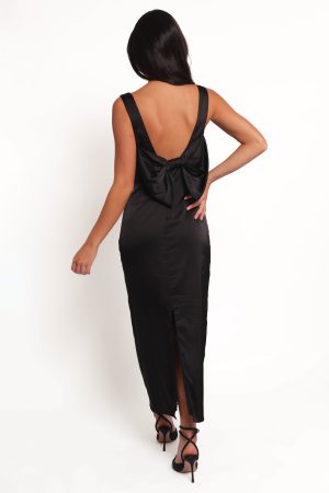 Lenora Maxi Dress – Black