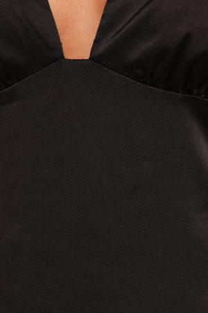 Lenora Maxi Dress – Black