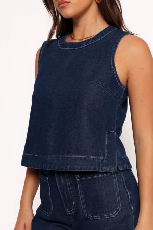 Levi Top – Dark Denim