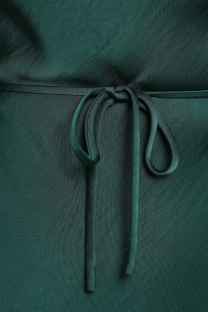 Liana Midi Dress – Emerald Green