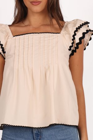 Lilliana Top – Ecru