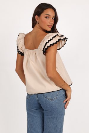 Lilliana Top – Ecru