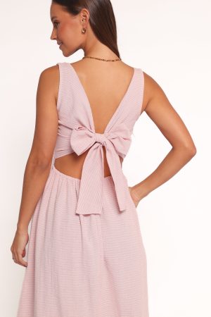 Lillie Maxi Dress – Pale Pink