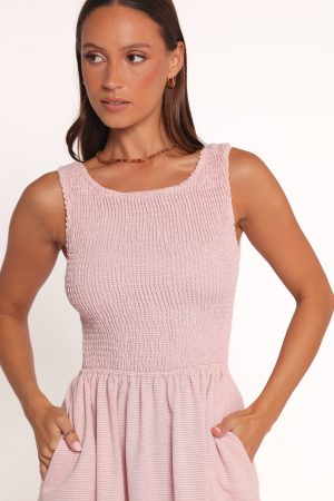 Lillie Maxi Dress – Pale Pink