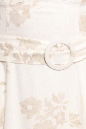 Liora Midi Dress – Antique White