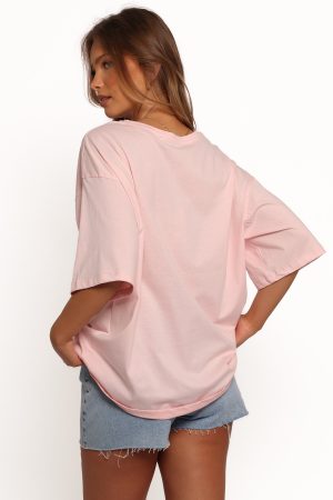 Loa Graphic Tee – Pink/Red