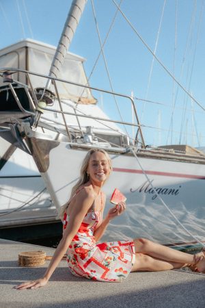 Loredana Mini Dress – Cherry