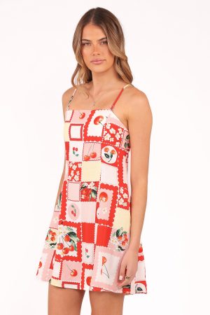 Loredana Mini Dress – Cherry