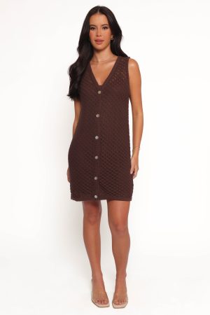 Luan Mini Dress – Chocolate