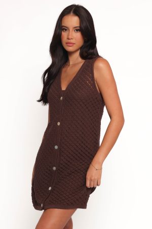Luan Mini Dress – Chocolate