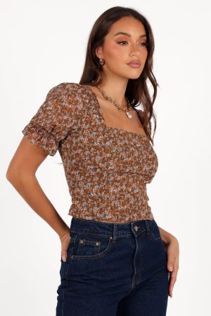 Lucie Top – Camel