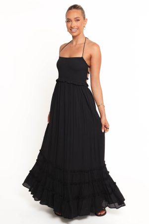 Lysandra Maxi Dress – Black