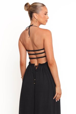 Lysandra Maxi Dress – Black