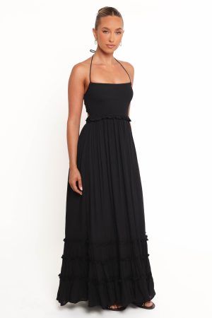 Lysandra Maxi Dress – Black