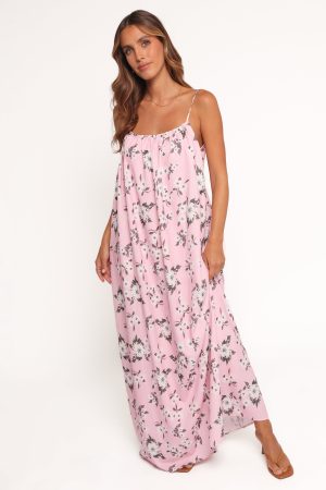 Lumina Maxi Dress – Pink Floral